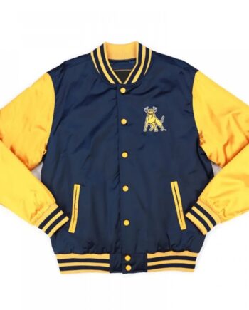 Johnson C. Smith Gold and Navy Baseball Jacket