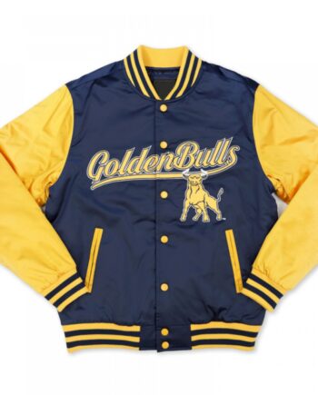 Johnson C. Smith Golden Bulls Navy and Gold Jacket