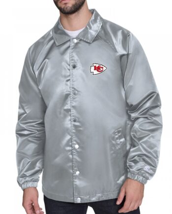 Kansas City Chiefs Retro Logo Coaches Jacket