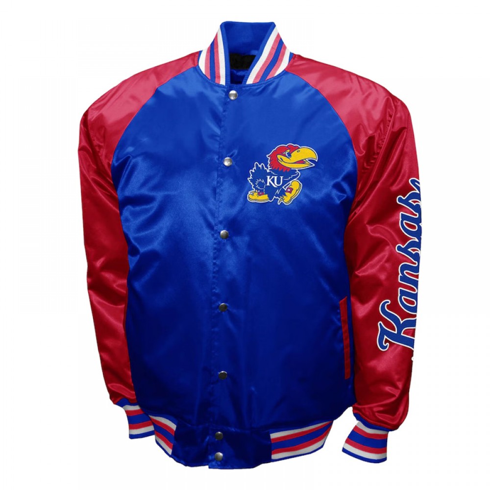 Kansas Jayhawks The Game Royal Satin Jacket