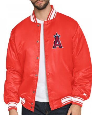 LA Angels Home Plate Printed Graphic Jacket