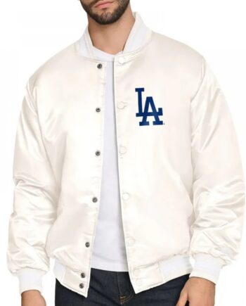 LA Dodgers Home Plate Printed Graphic Jacket