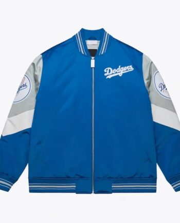 LA Dodgers Throw It Back Heavyweight Satin Jacket