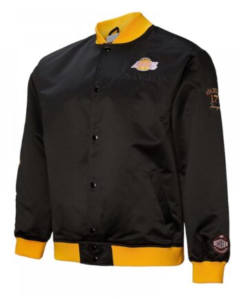LA Lakers OG 3.0 Lightweight Black Satin Jacket