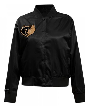 Memphis Grizzlies Holiday Glam Black Satin Jacket