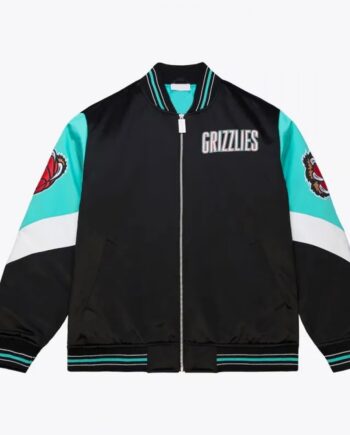 Memphis Grizzlies Throw It Back Heavyweight Satin Jacket