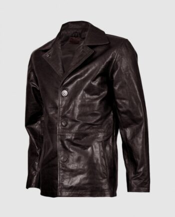Men's Beautiful Brown Leather Blazer