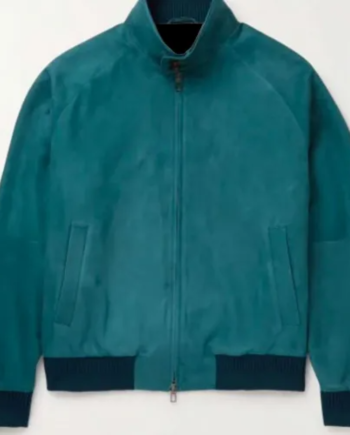 Men’s Bomber Rain System Piana Suede Jacket