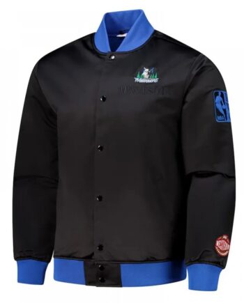 Minnesota Timberwolves OG 3.0 Lightweight Black Satin Jacket