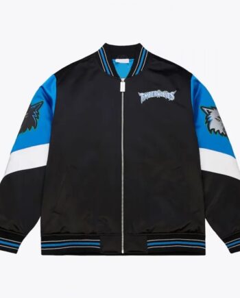 Minnesota Timberwolves Throw It Back Heavyweight Satin Jacket