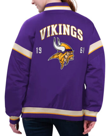 Minnesota Vikings Tournament Purple Varsity Jacket