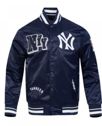 NY Yankees Best of Classic Rib Satin Jacket