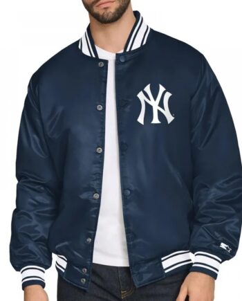 NY Yankees Home Plate Printed Graphic Jacket