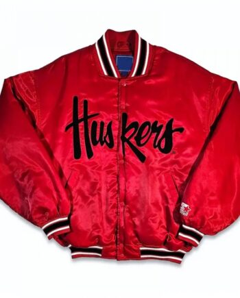 Nebraska Cornhuskers Vintage 90’s Bomber Jacket