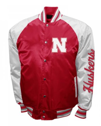 Nebraska Huskers The Game Scarlet Satin Jacket