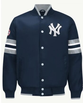 New York Yankees Scout I Navy Satin Jacket
