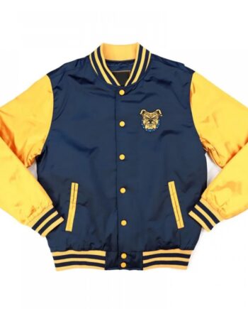 North Carolina A&T Navy and Gold Baseball Jacket