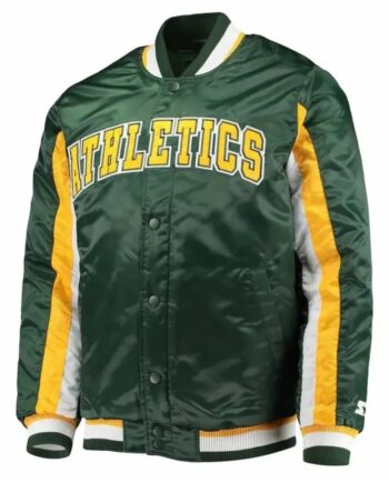 Oakland Athletics The Ace Green Varsity Jacket