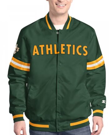 Oakland Athletics Varsity Scout Satin Jacket