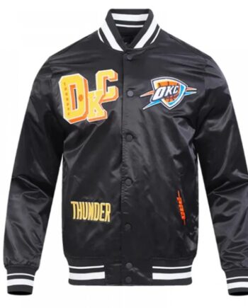 Oklahoma City Thunder Best of Classic Rib Satin Jacket