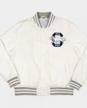 Penn State Nittany Lions White Out Bomber Jacket