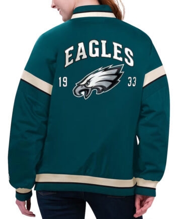 Philadelphia Eagles Tournament Midnight Green Varsity Jacket