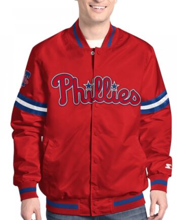 Philadelphia Phillies Varsity Scout Satin Jacket
