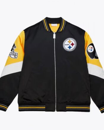 Pittsburgh Steelers Throw It Back Heavyweight Satin Jacket