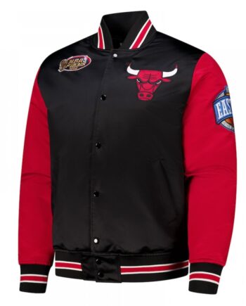 Primetime Chicago Bulls Black and Red Jacket