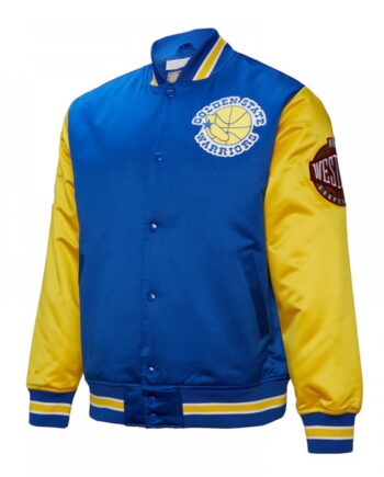 Primetime Golden State Warriors Royal and Gold Jacket