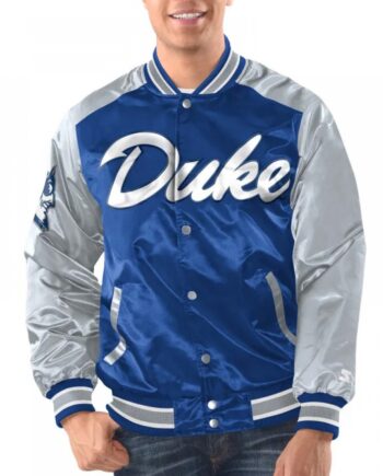 Renegade Duke Blue Devils Blue and Gray Jacket