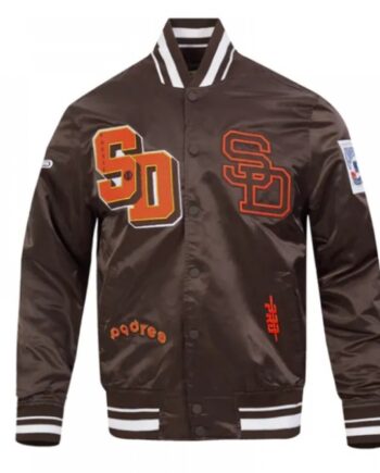 San Diego Padres Best of Classic Rib Satin Jacket