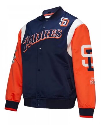 San Diego Padres Cooperstown Team Origins Satin Jacket