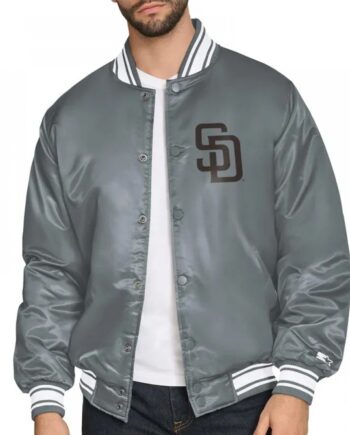 San Diego Padres Home Plate Printed Graphic Jacket