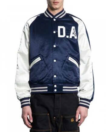 Stadium Satin Bomber Jacket