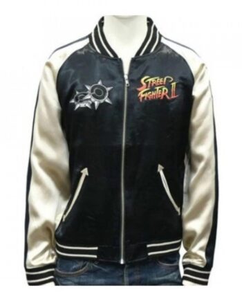 Street Fighter II Chun Li Bonus Stage Black Jacket