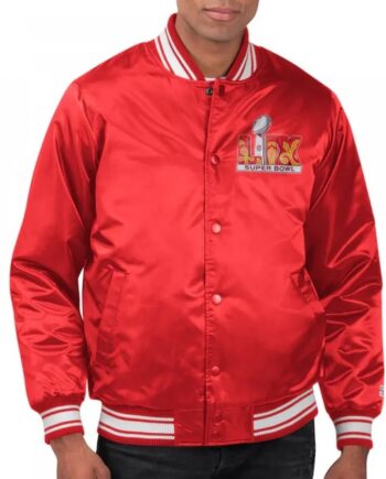 Super Bowl LIX Varsity Satin Jacket