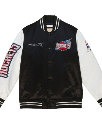 Team Origins Houston Rockets Varsity Satin Jacket