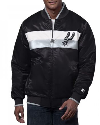 The Ambassador San Antonio Spurs Varsity Satin Jacket