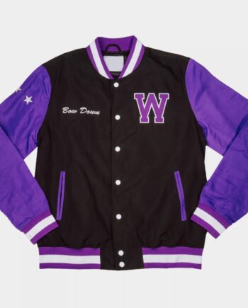 Washington Huskies Bow Down Two-Tone Bomber Jacket