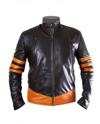 X-men Wolverine Brown Leather Jacket