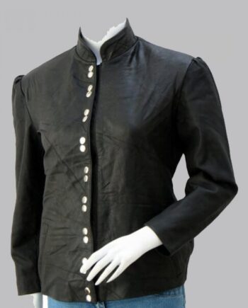 New Women's Black Biker Halle Berry Leather Jacket