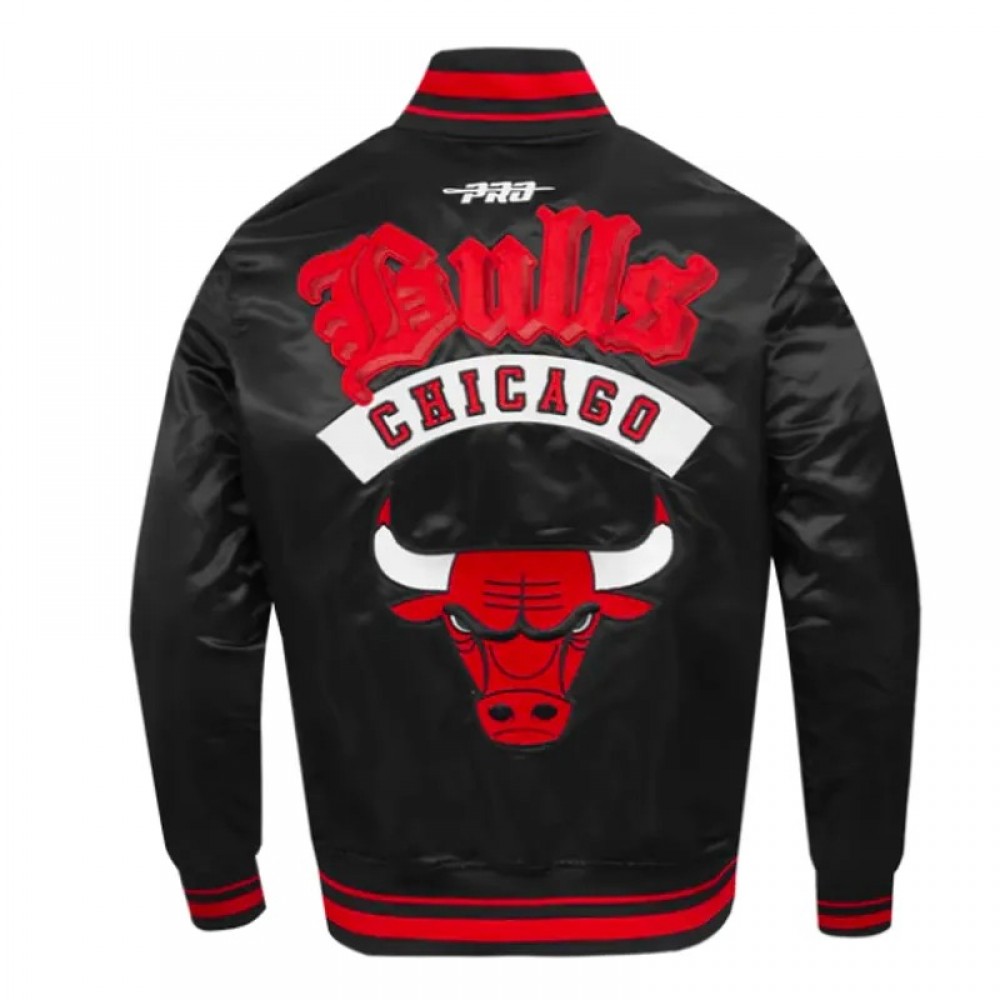 Chicago Bulls Best of Classic Rib Satin Jacket