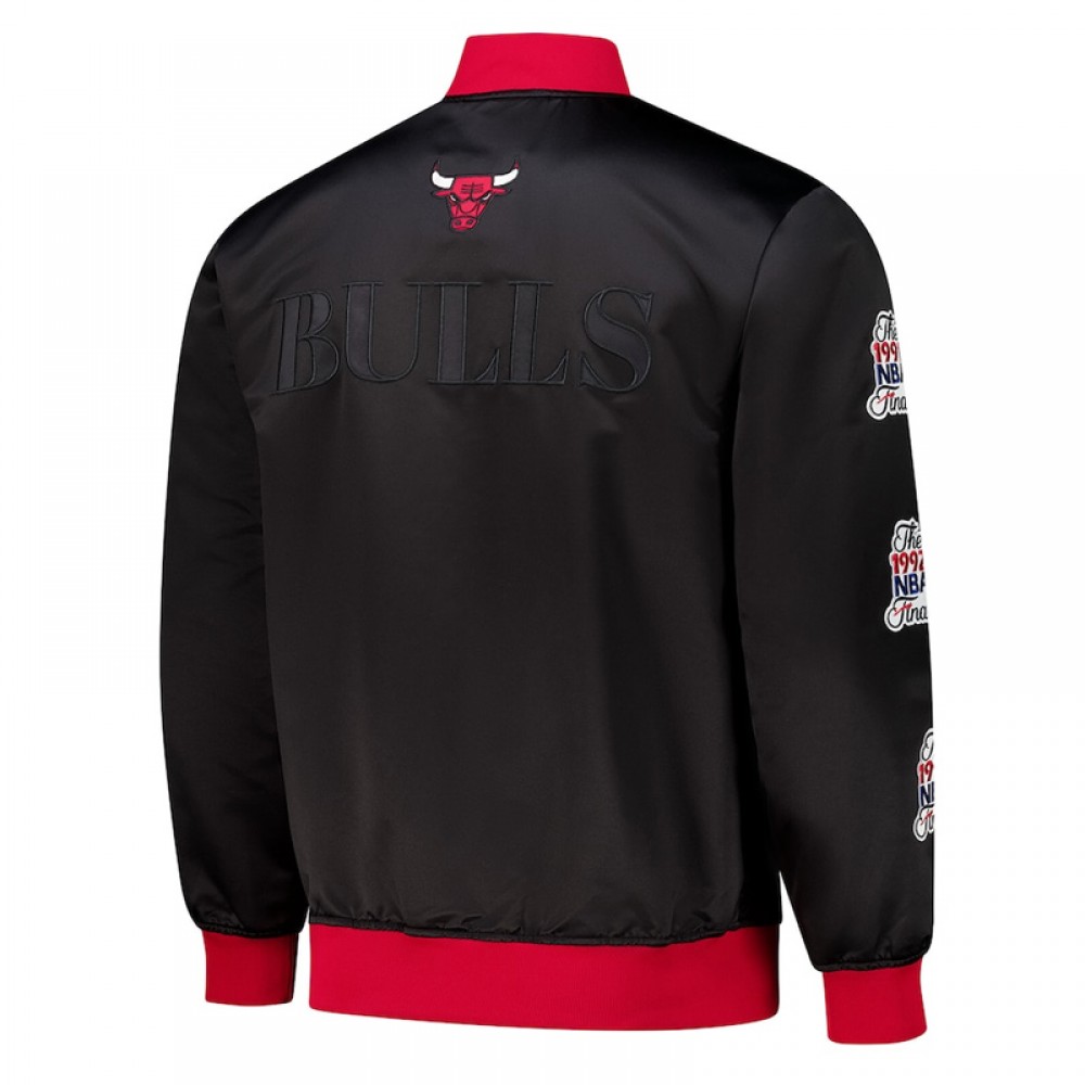 Chicago Bulls OG 3.0 Lightweight Black Satin Jacket
