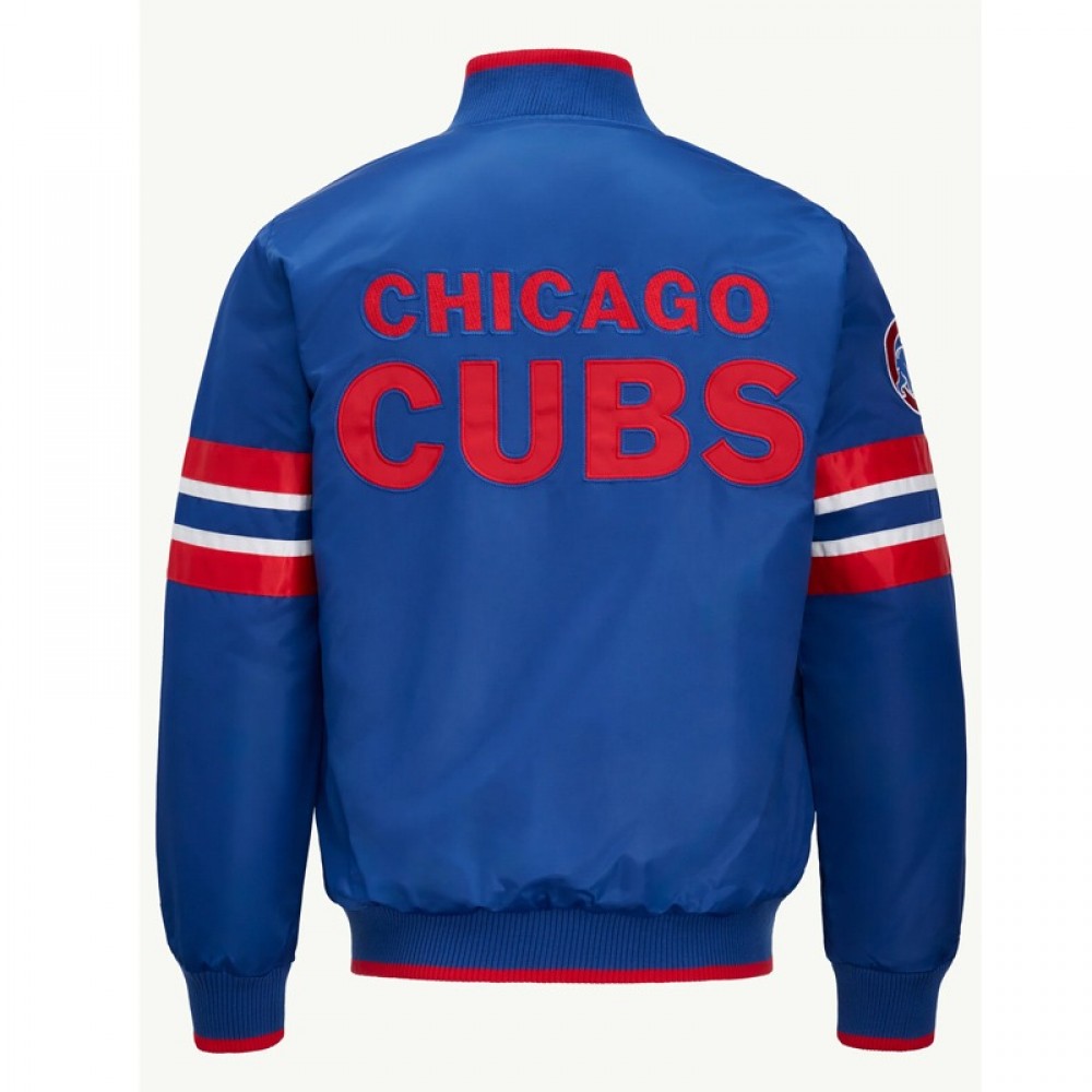 Chicago Cubs Scout I Royal Satin Jacket