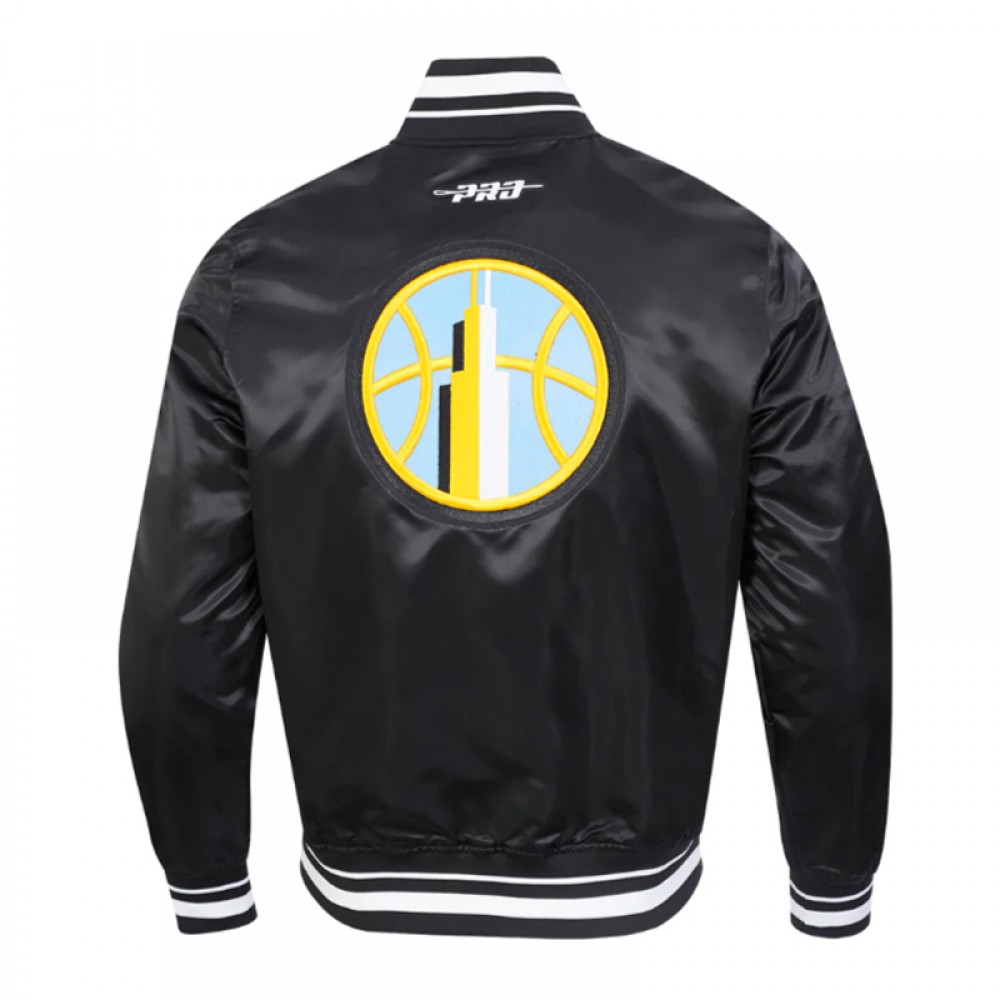 Chicago Sky City Ransom Classic Rib Satin Jacket
