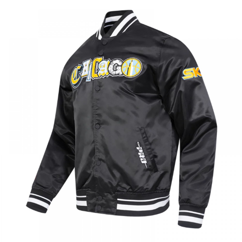 Chicago Sky City Ransom Classic Rib Satin Jacket