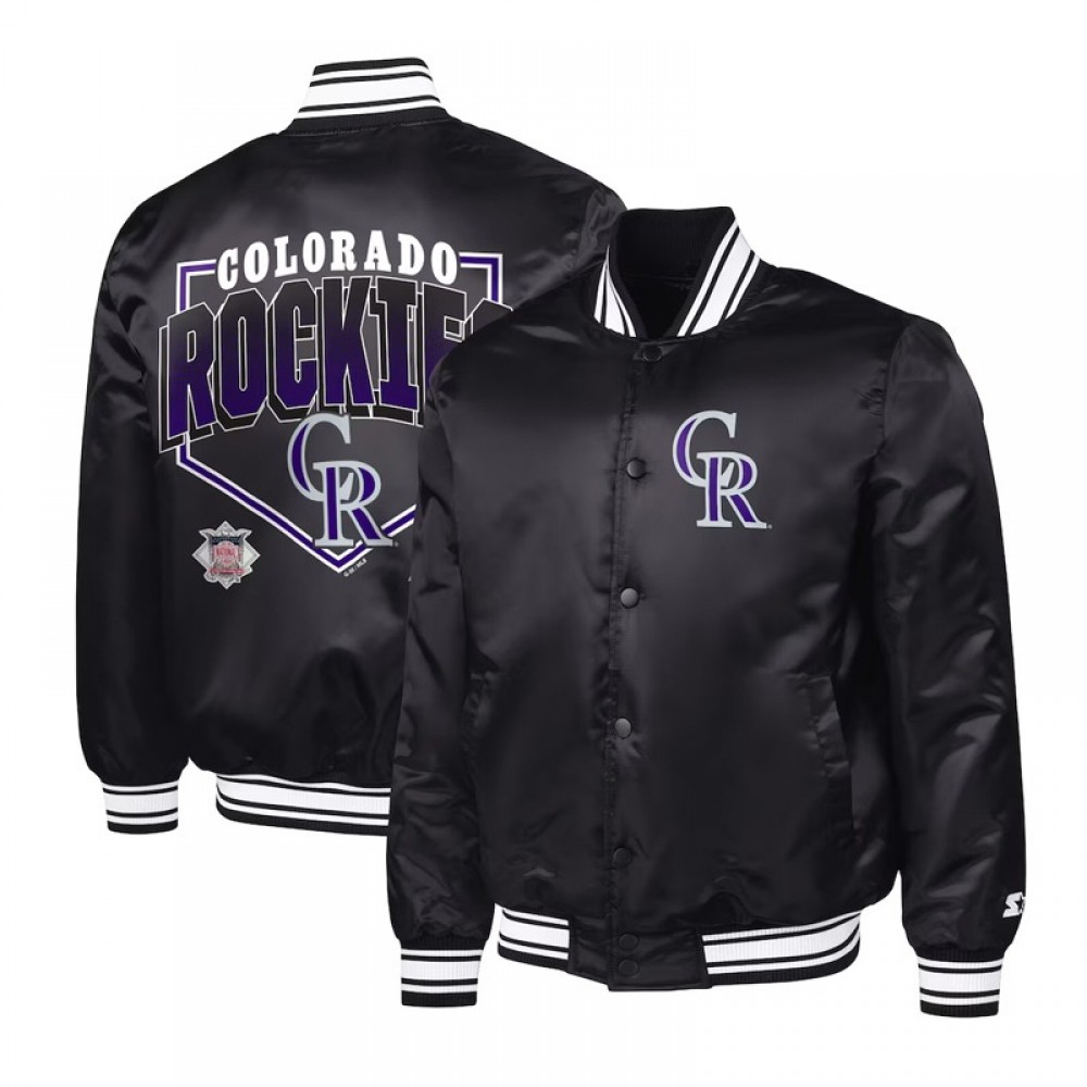 Colorado Rockies Home Plate Printed Graphic Jacket