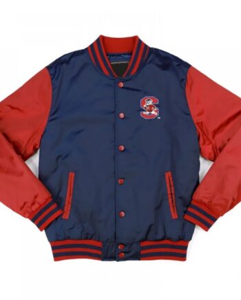 South Carolina State Navy and Red Baseball Jacket