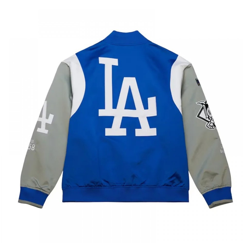 LA Dodgers Cooperstown Team Origins Satin Jacket